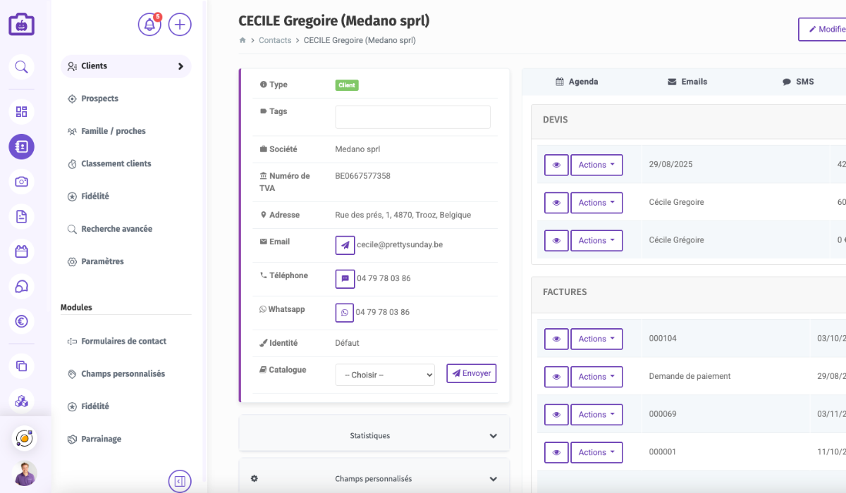 Interfaccia Fotostudio