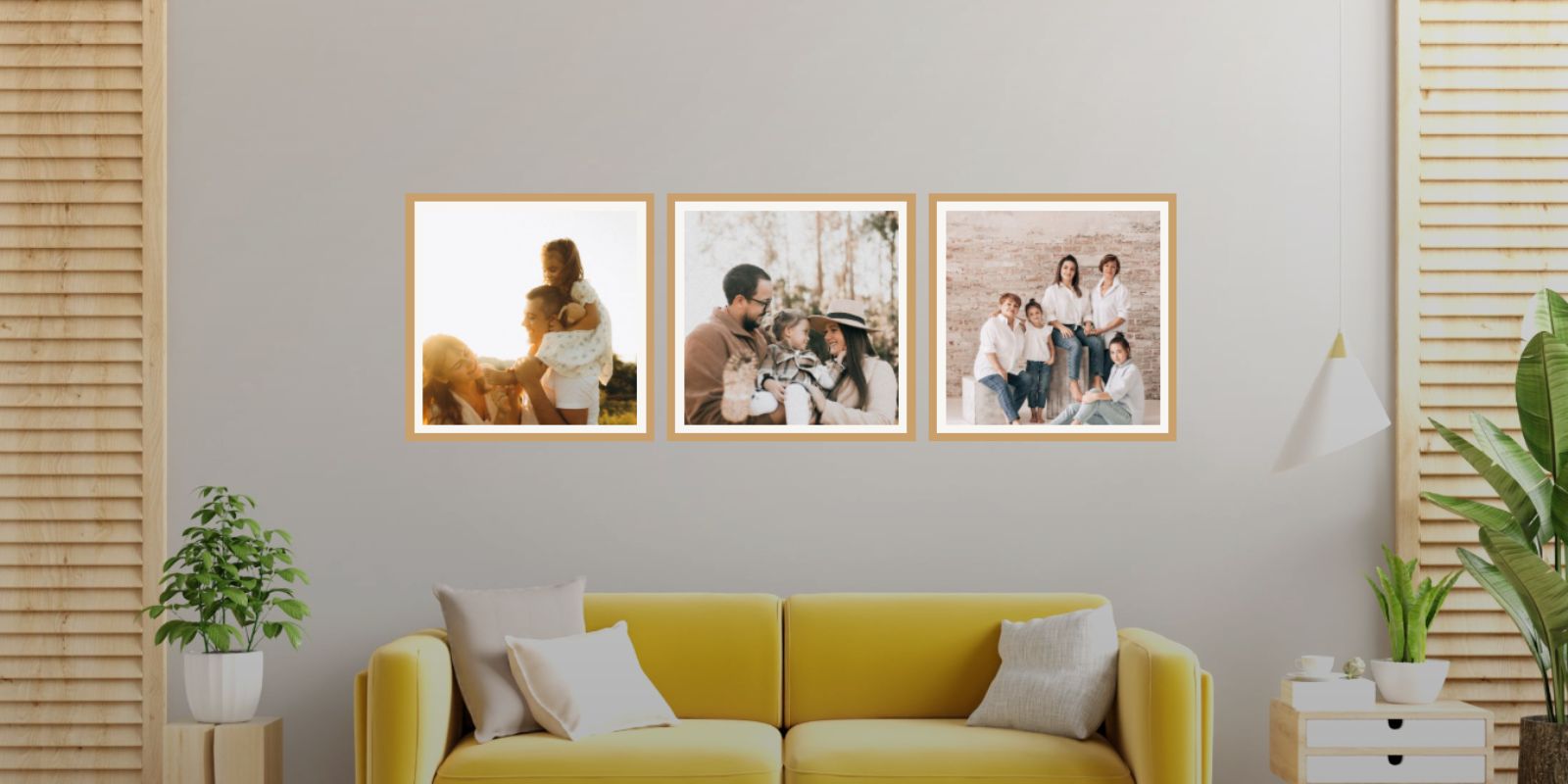 Raumansicht · Gerahmtes Bild 40x60